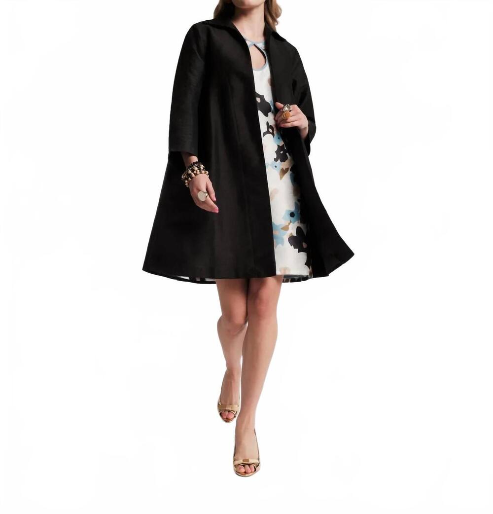 NEW FRANCES VALENTINE women's charlotte topper jacket in black
